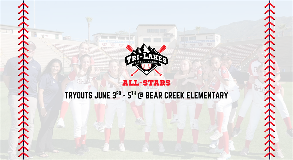 All-Star Tryouts June 3rd, 4th & 5th