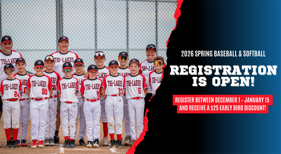 Join the Tri-Lakes Little League Family!